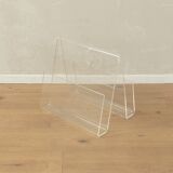 1960s magazine rack, acrylic