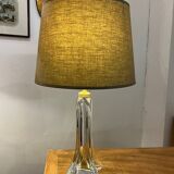 Crystal lamp base H24 cm re-electrified