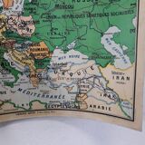 Old school vintage Europe 1960 map