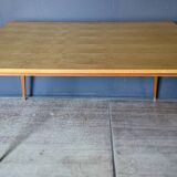 Authentique Table type Scandinave pieds compas Vintage années 50 en très bon état