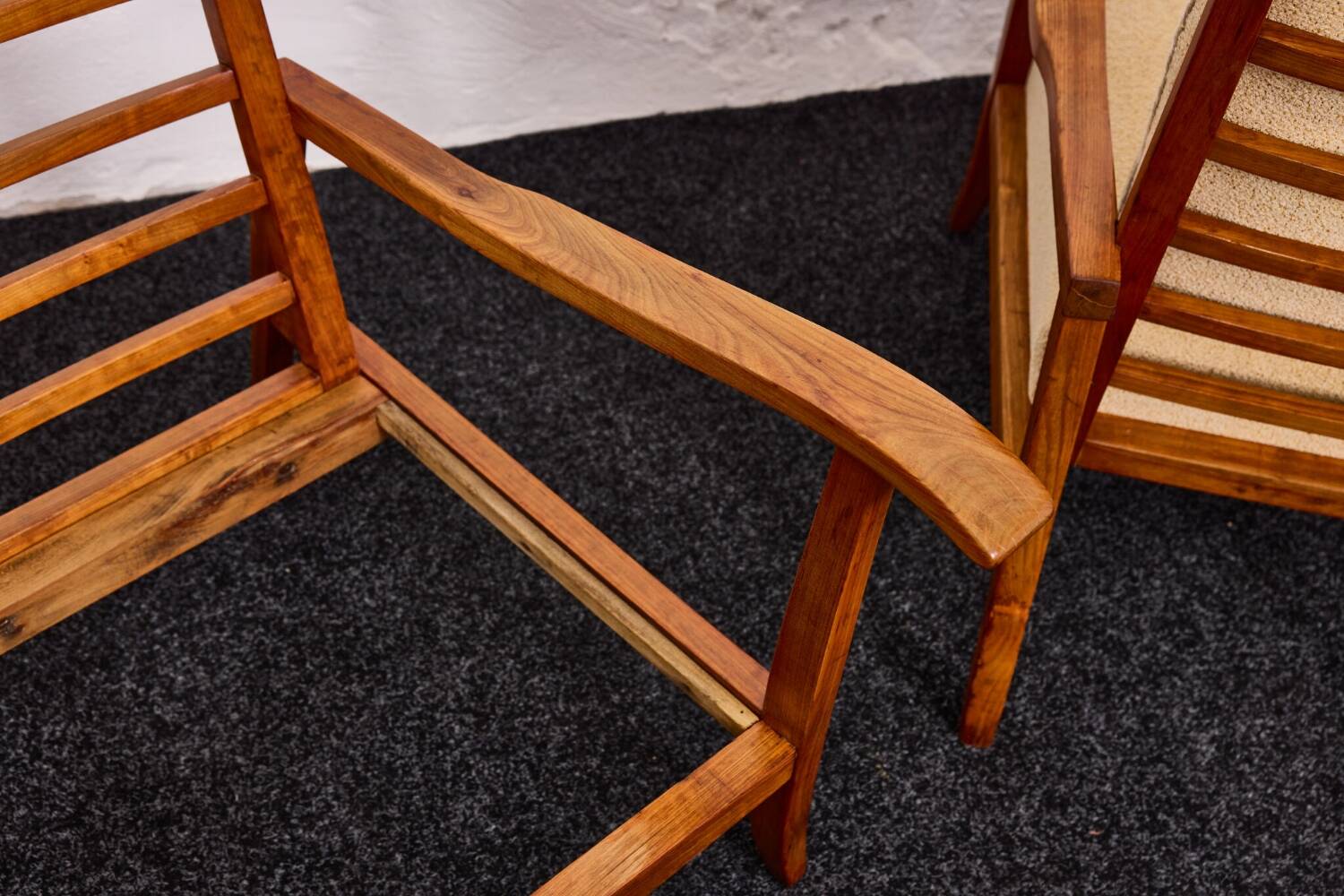 Paire de fauteuils vintage – Attributés à Károly Nagy, Hongrie, années 1940