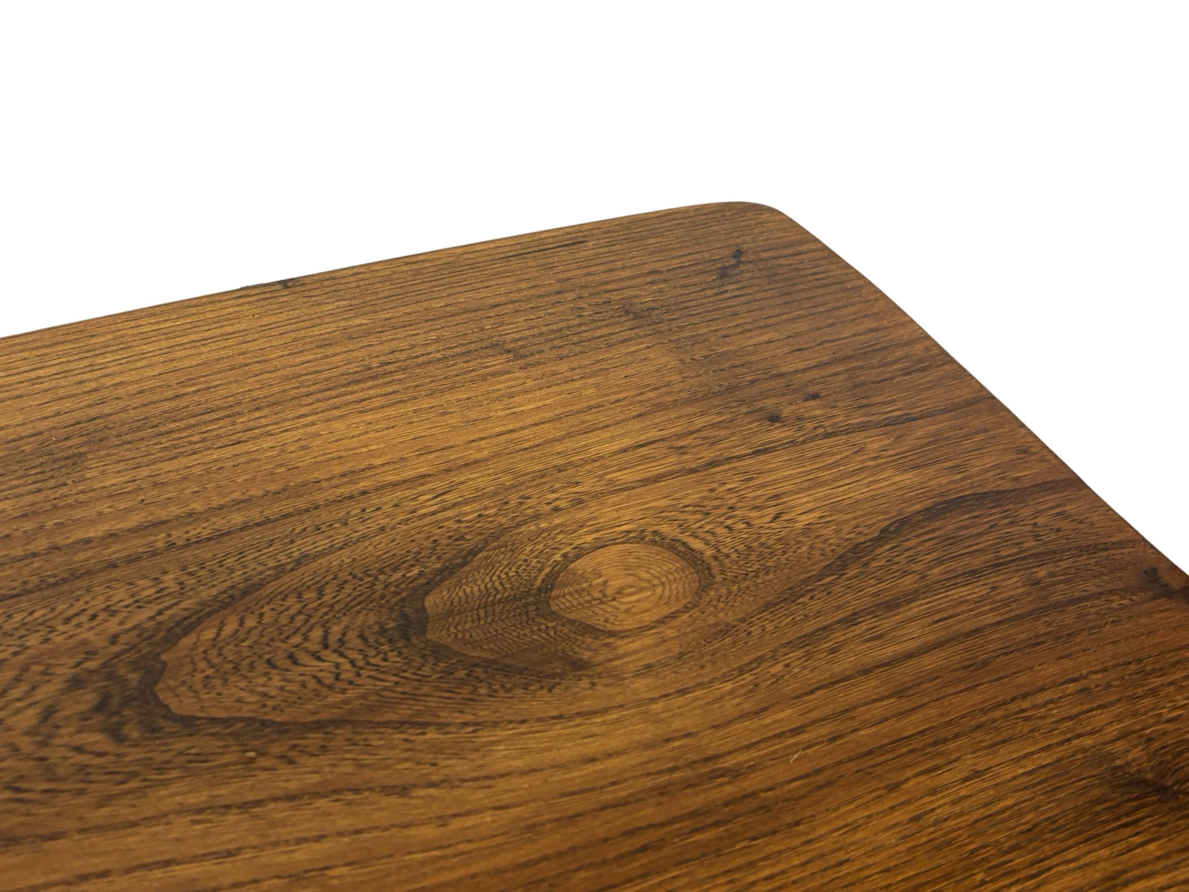 Vintage wooden side table small table wabi sabi natural design