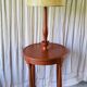 Lampadaire table patiné