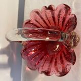 Vintage murano glass basket