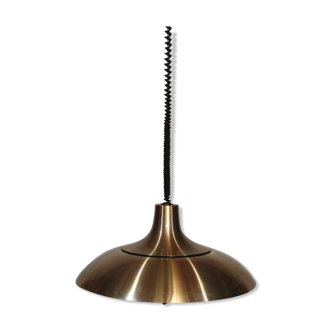 Lampe suspension en laiton vintage