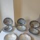 5 scallop butter dishes