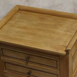 Pair of Louis XVI bedside tables in cherry wood