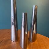 Set of ikea aluminum candle holders 1990
