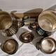 Art Deco tea and coffee service in silver-plated metal and Bakelite from the 1930s/40s.