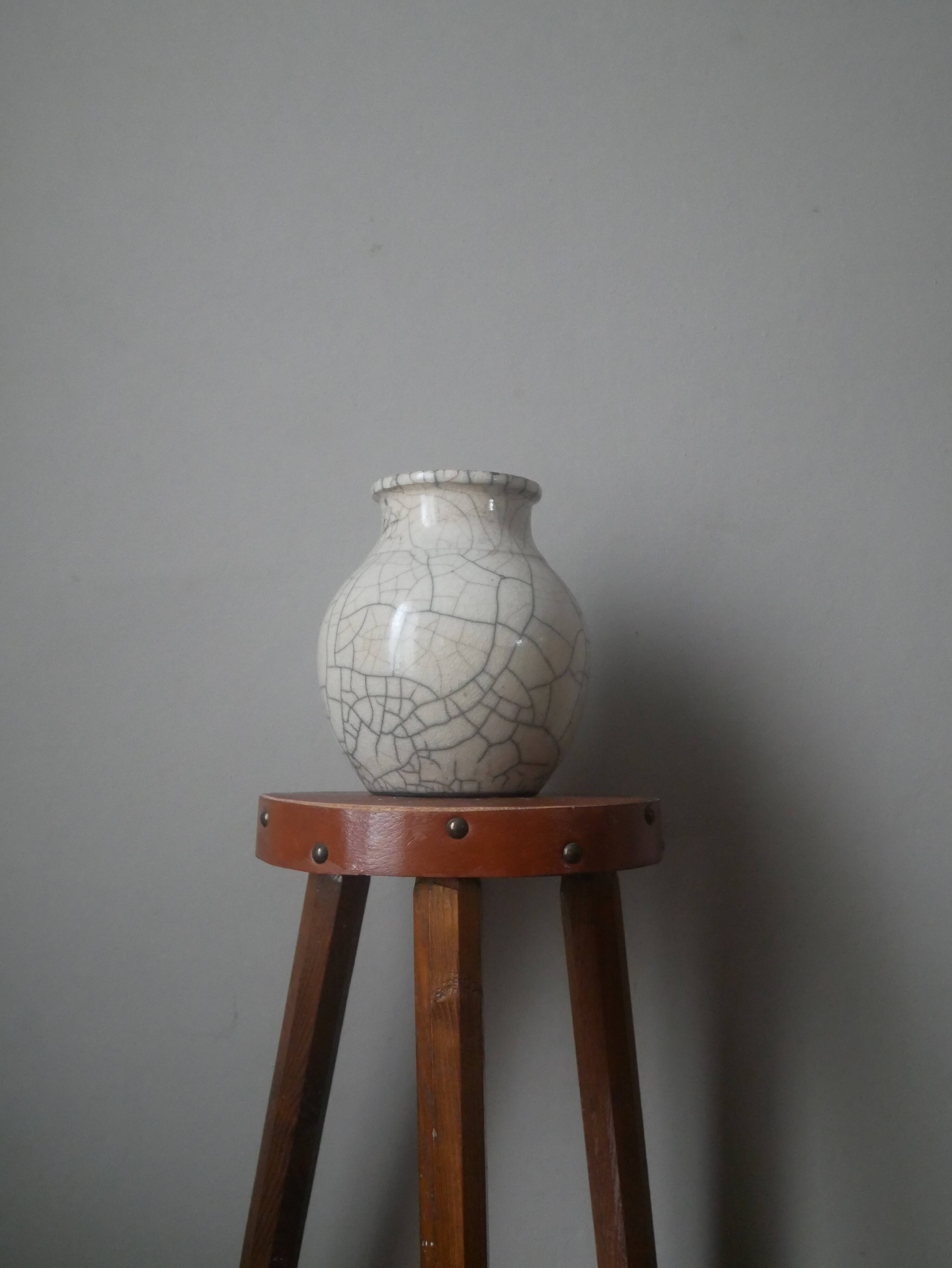 Vase en céramique japandi raku poterie artisanale vintage slow décoration