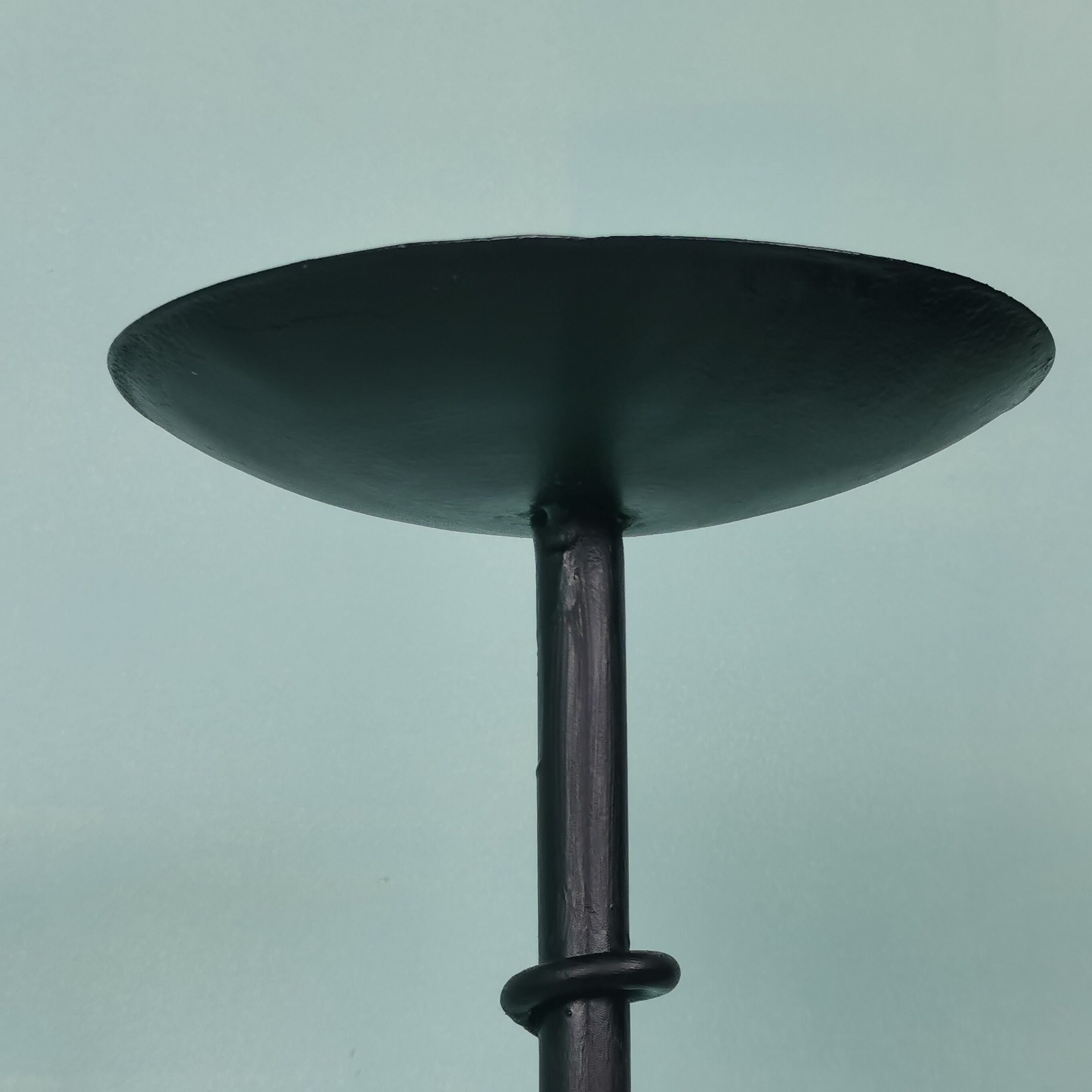 Wrought iron candlesticks