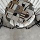4 newly upholstered chain barstools
