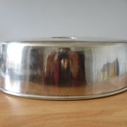 Silver-plated service bell Ecruis monogrammed 240517