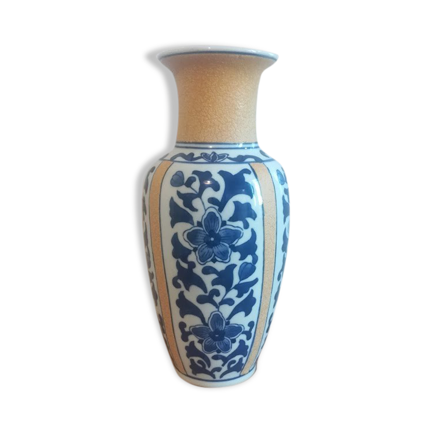 Ceramic vase and sandstone