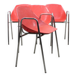 Set of 4 "Shell" model bridges by Pierre Guariche for Meurop 1967