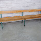 Vintage school bench