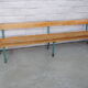 Banc école vintage
