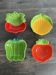 Bols vintage Made in Japan – figurative ceramic vegetables, pop spirit