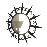 Vintage wrought iron mirror 1960