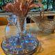 Art deco decanter and tray glass set