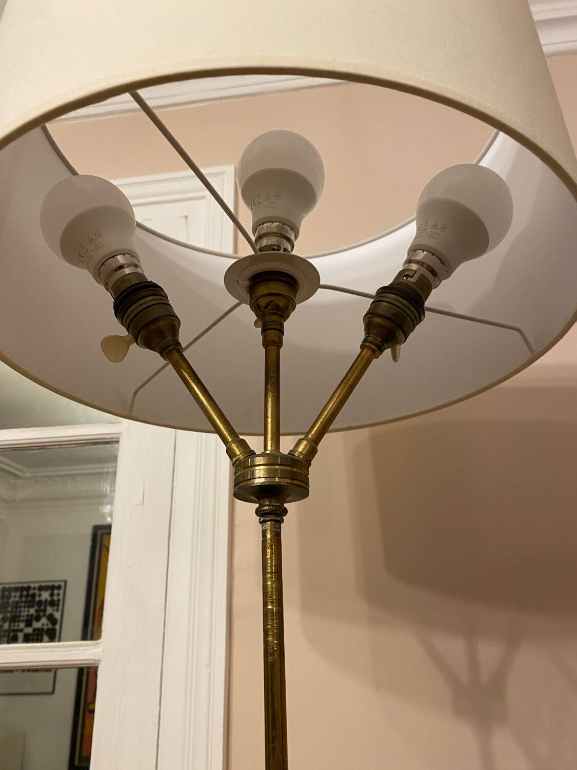 1950s adjustable floor lamp