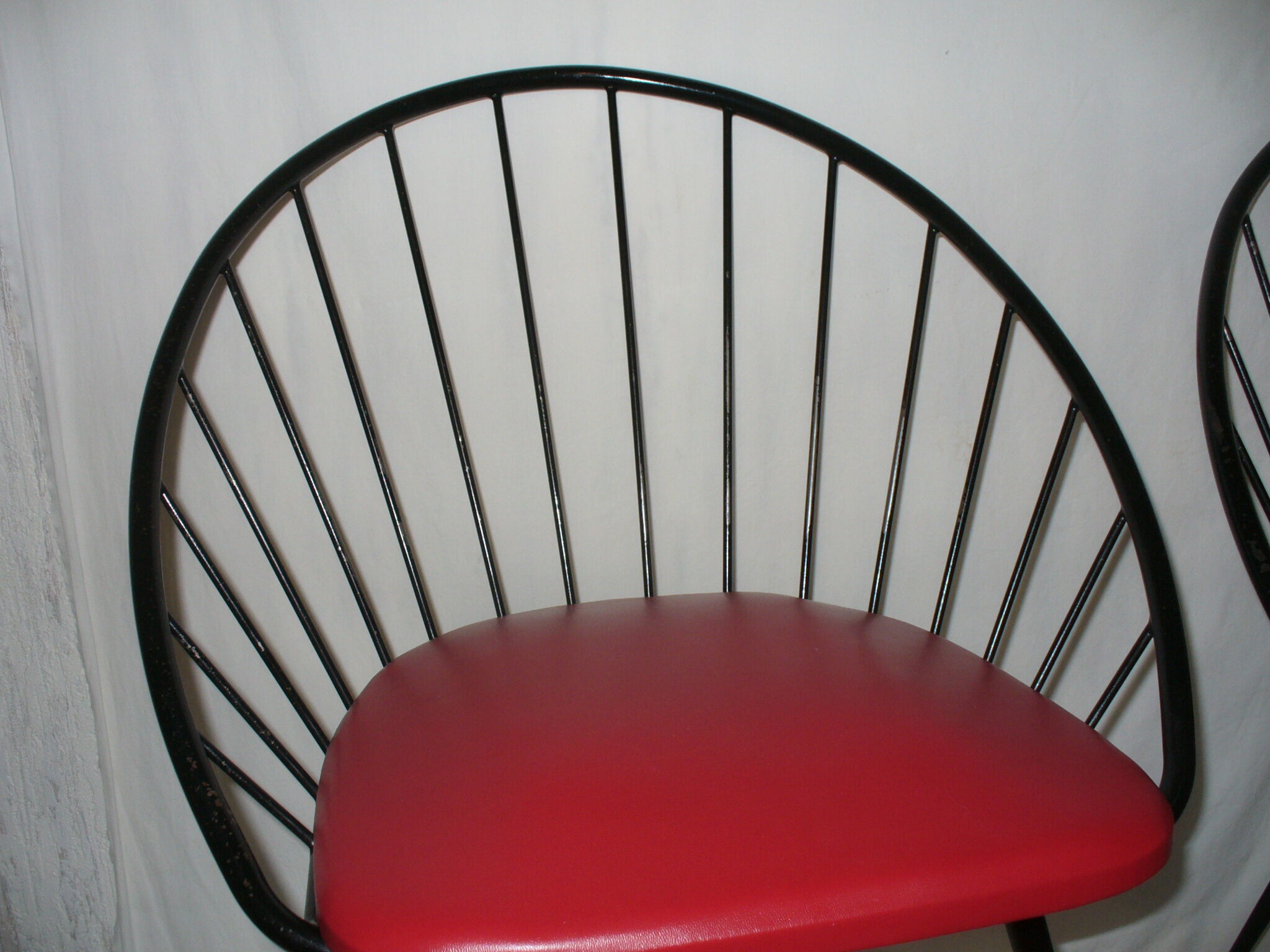 Pair of barrel style chairs from the 50s