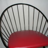 Pair of barrel style chairs from the 50s