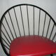 Pair of barrel style chairs from the 50s