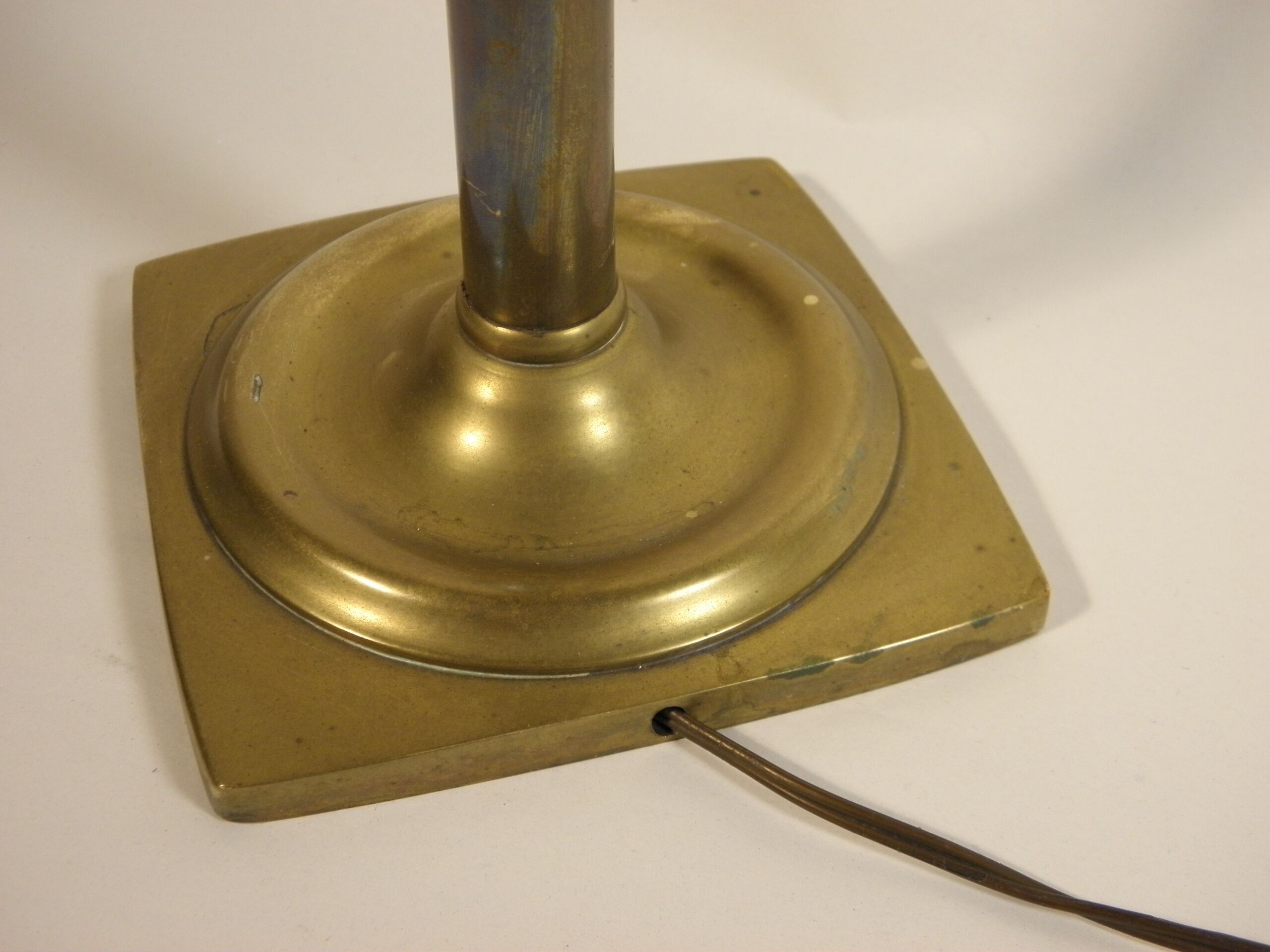 Brass "candle" lamp