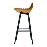 Wood and iron stool