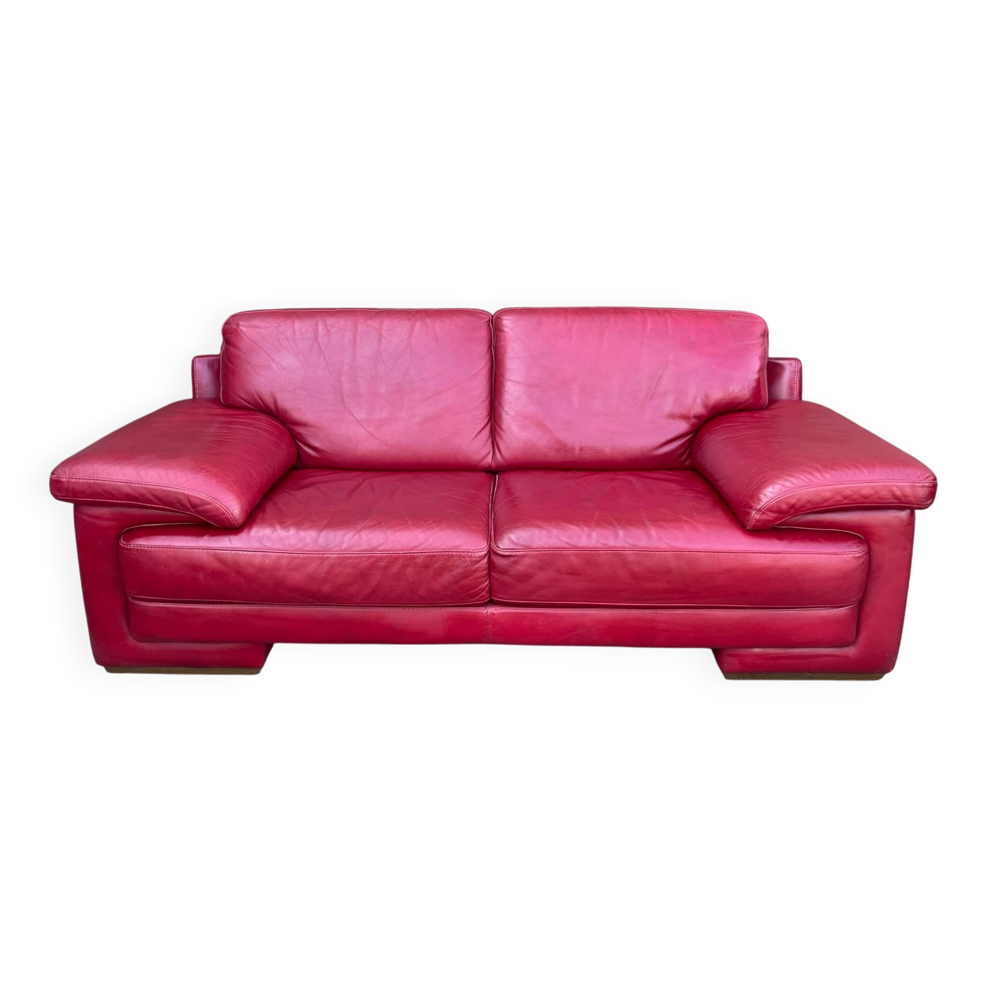 Natuzzi sofa. Genuine leather.