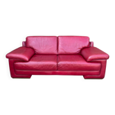 Canapé Natuzzi. Cuir véritable.