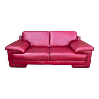 Canapé Natuzzi. Cuir véritable.