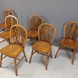 Set of 6 Vintage Ercol Dining Chairs, 1950's