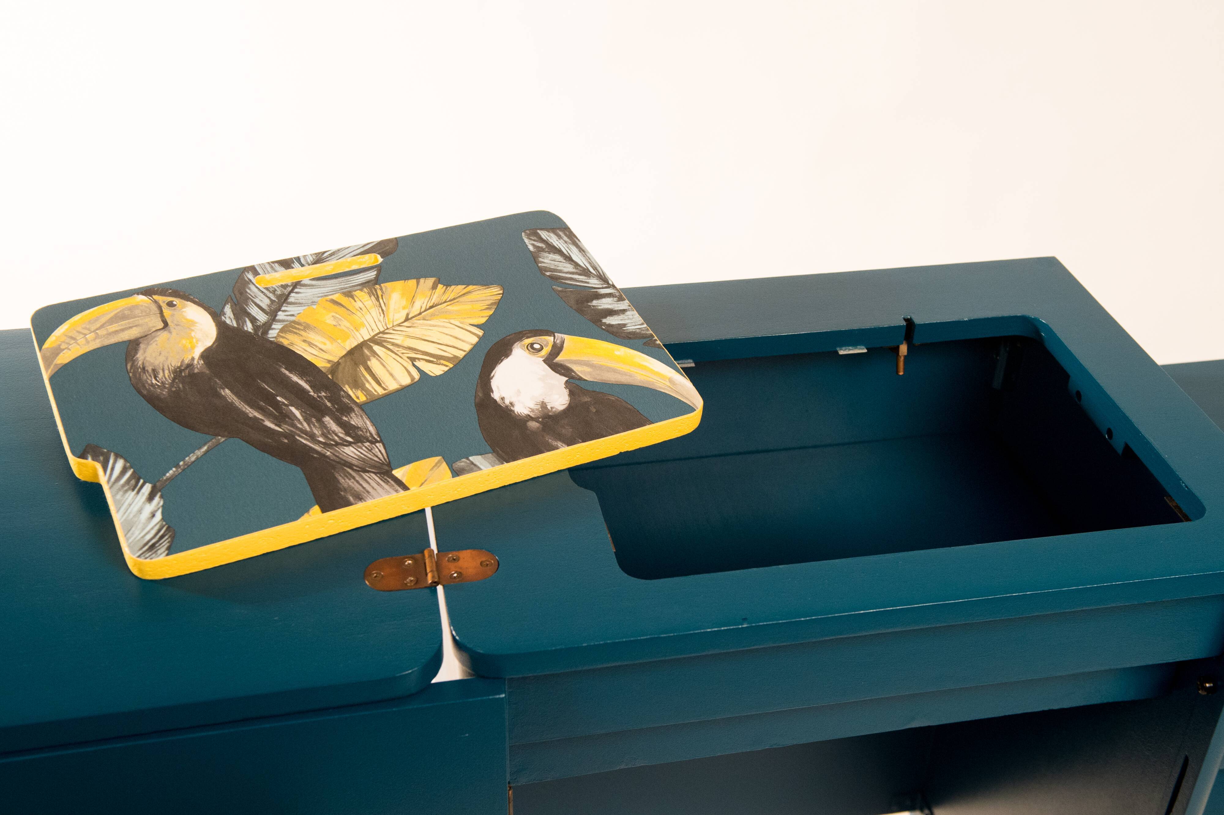 Desk, old sewing table