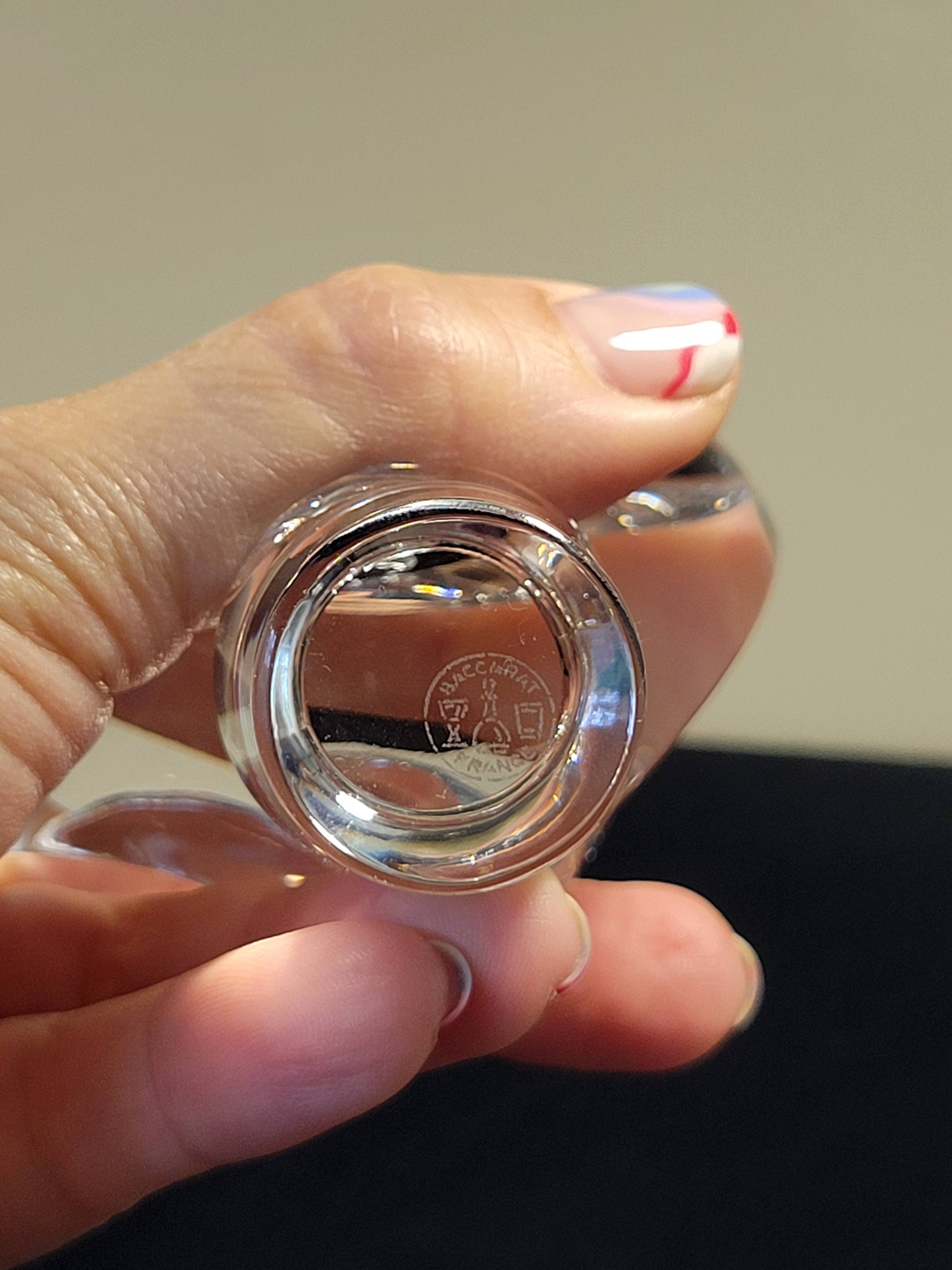 Baccarat Crystal Carafe For Cognac J&F Martell 75 Cl