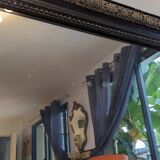 Louis Philippe black and gold mirror 108 x 77 cm