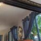 Louis Philippe black and gold mirror 108 x 77 cm