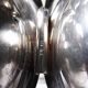 Small display stand with 3 vintage silver-plated metal bowls in Art Deco style