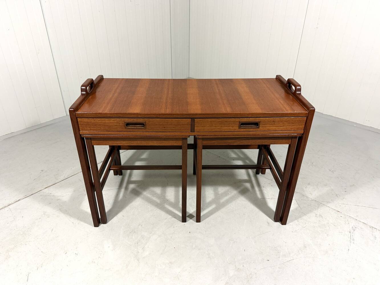 Tables gigognes en teck de Skaraborgs Möbelindustri, Suède