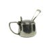 Art Deco salt shaker, silver-plated brass, Sweden, 1930s.