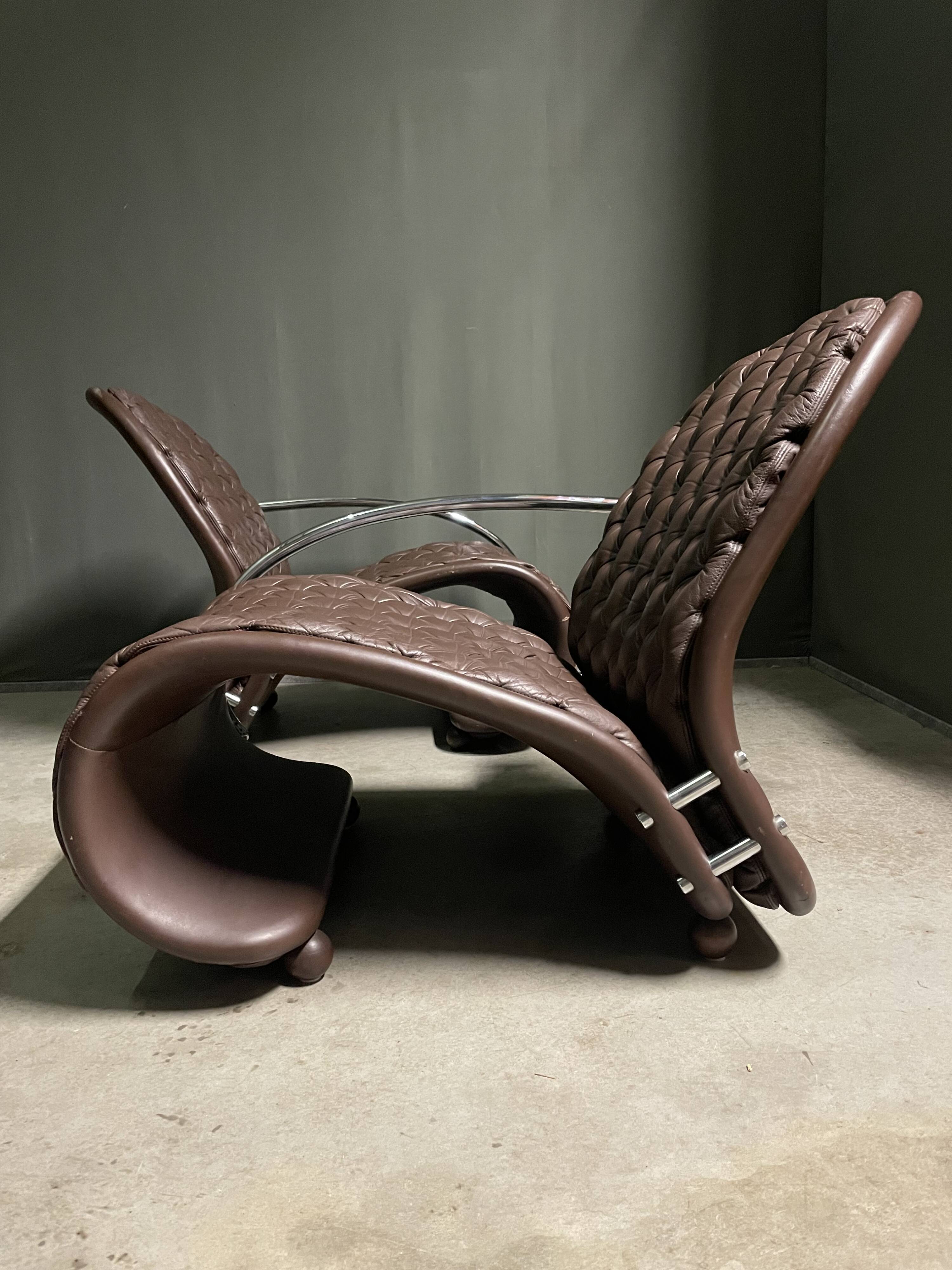 Rare 2 part ''g de luxe' sofa by verner panton for fritz hansen