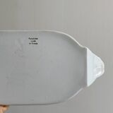 White porcelain foie gras dish