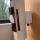 Plexiglas and metal wall lamp