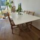 Vintage design table (Style Ouelette X Etch&Bolts) + Chairs