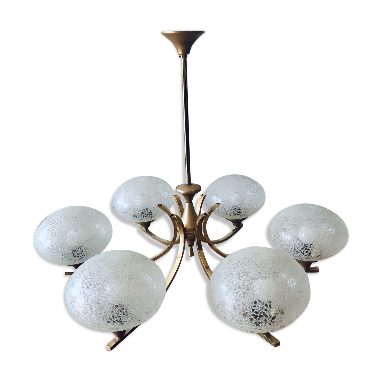 Lustre art déco 6 feux