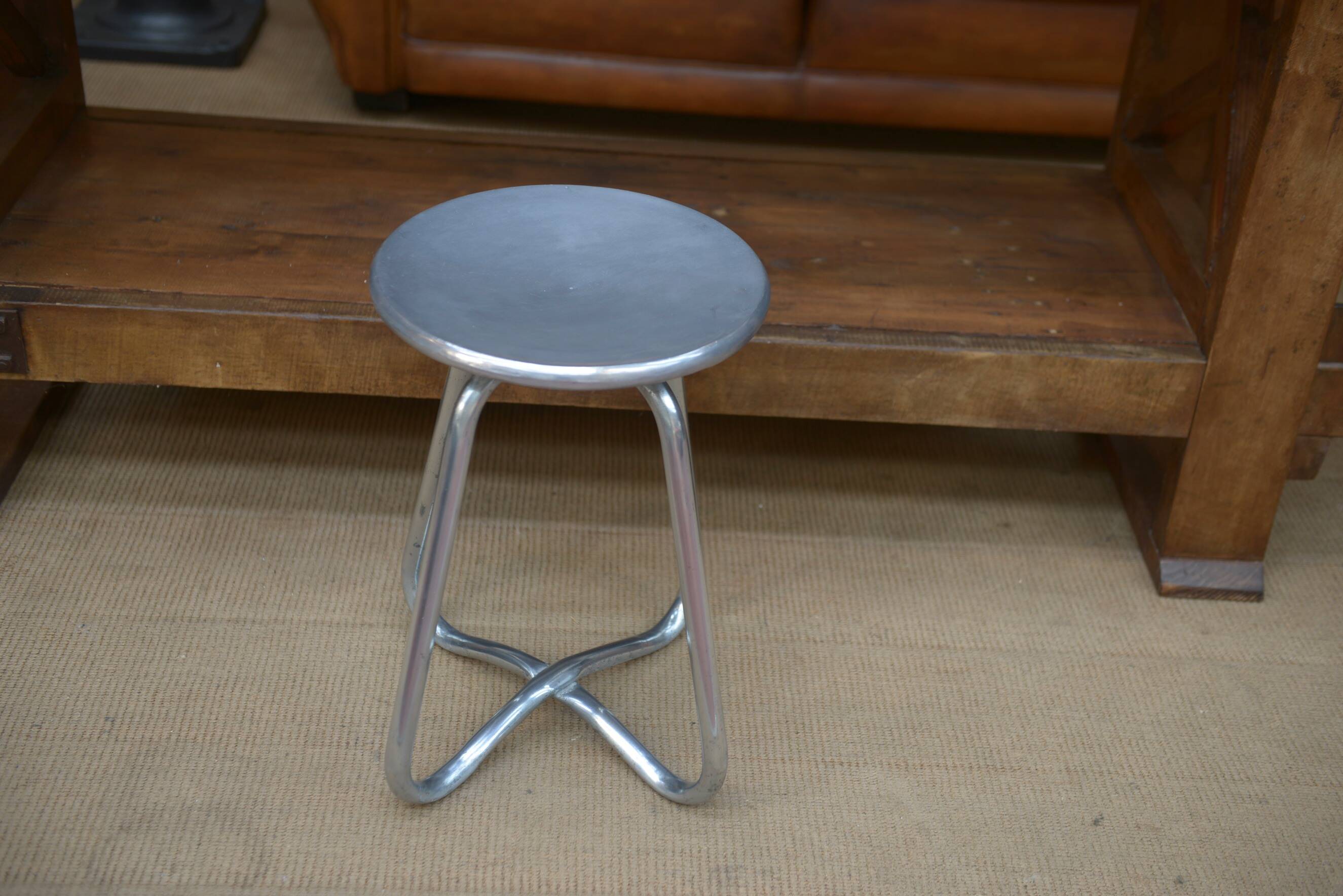 Tabouret métal 1960