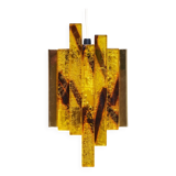 Mid-Century Crystal Glass Wall Lights, Denmark, Set of 2