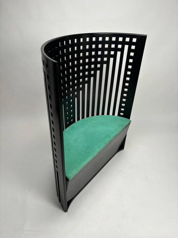 312 Willow Throne Original Armchair attributed to Charles Rennie Mackintosh for Cassina, 1980s