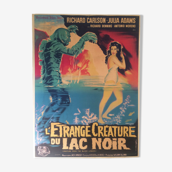 Affiche originale française l'étrange créature du lac noir, par constantin belinsky